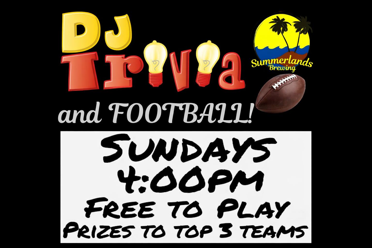 DJ BINGO - Sundays 4pm